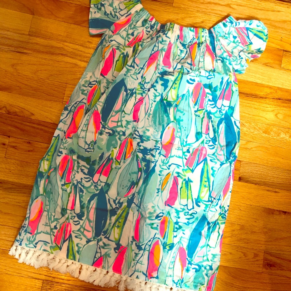 Lilly Pulitzer Beach and Bae Marble Dress S NWT